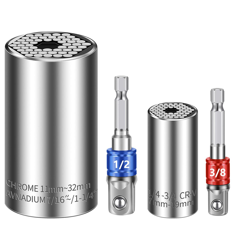 Athlife universal socket 11-32mm auto-adjusts for diverse fasteners and boosts efficiency