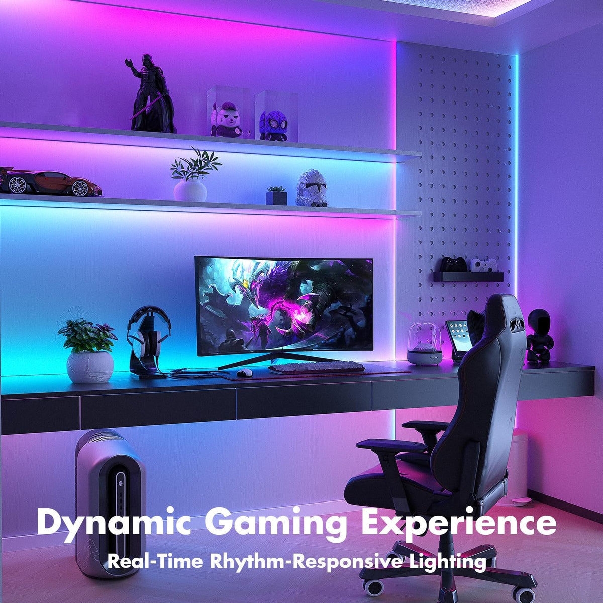 ATHONO IC+RGB strip syncing with music for dynamic party moments