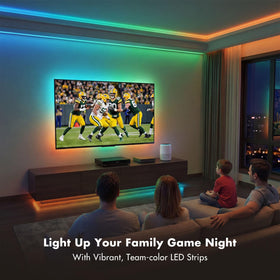 ATHONO LED strip with scheduling to automate daily lighting scenes