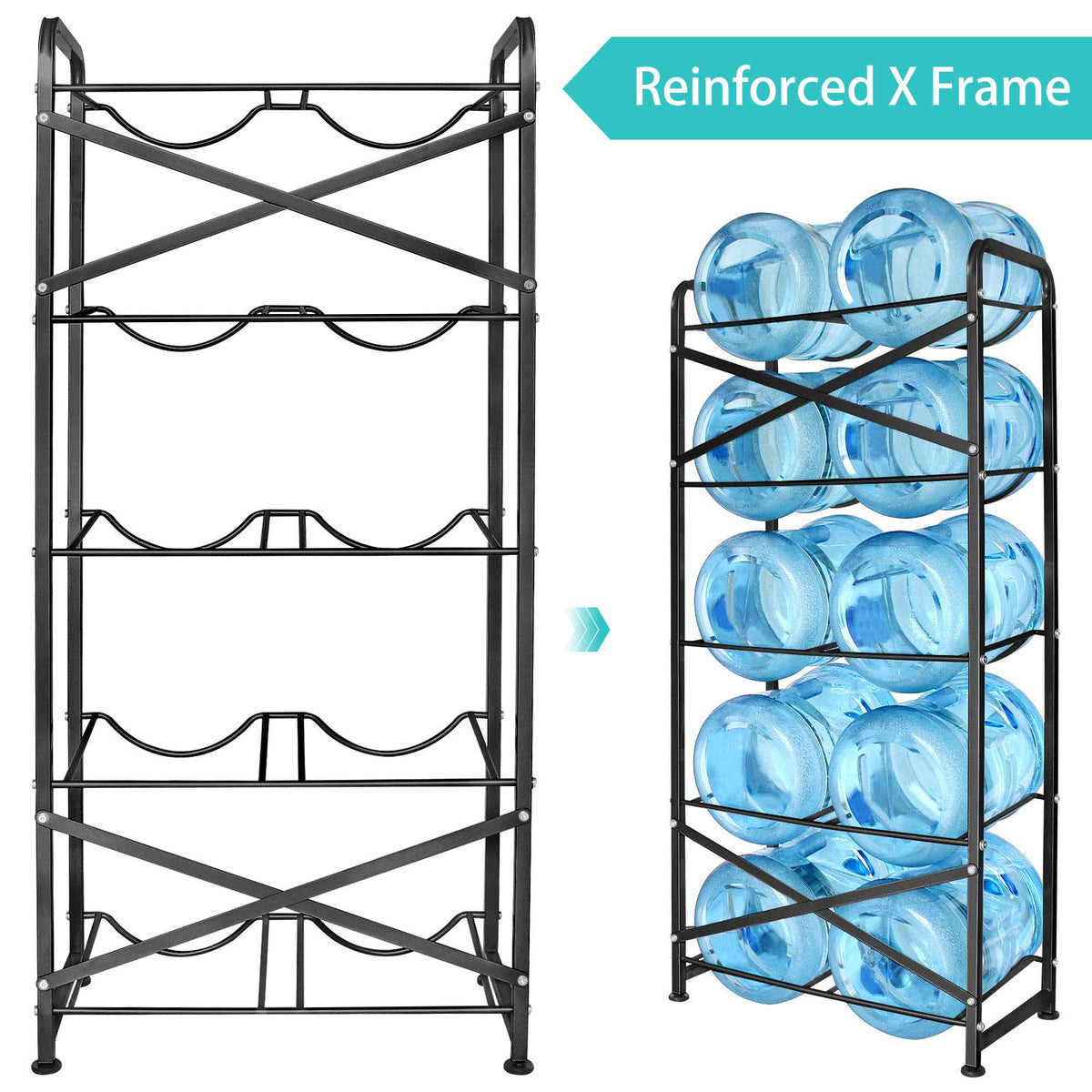 Ationgle versatile rack fits kitchen, office, or classroom storage