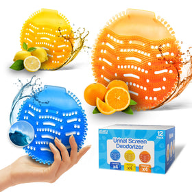 ATJATJ Ocean Breeze urinal screen provides long-lasting freshness in restrooms.