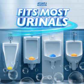 ATJATJ Orange urinal screen delivers fresh fragrance for busy restrooms.