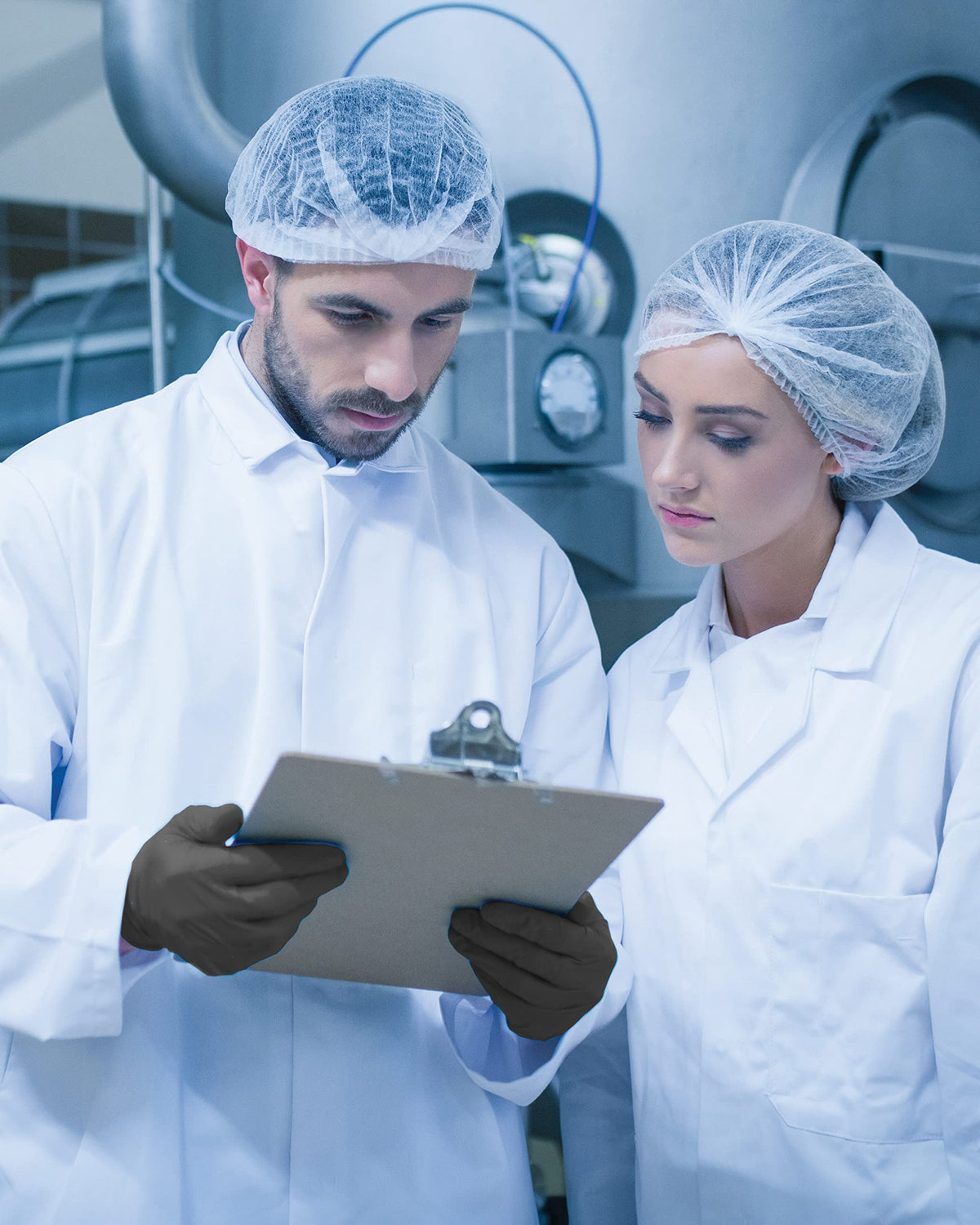 Atlantic Safety Products Black Lightning nitrile gloves latex free minimize irritation during long wear.