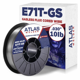 ATLAS WELDER flux core wire arc performance for gasless outdoor welding
