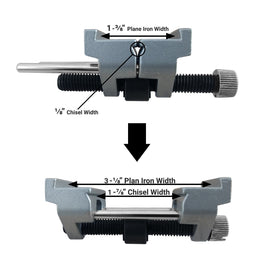 ATLIN Honing Guide hardened roller wheel demonstrates long-lasting wear resistance.