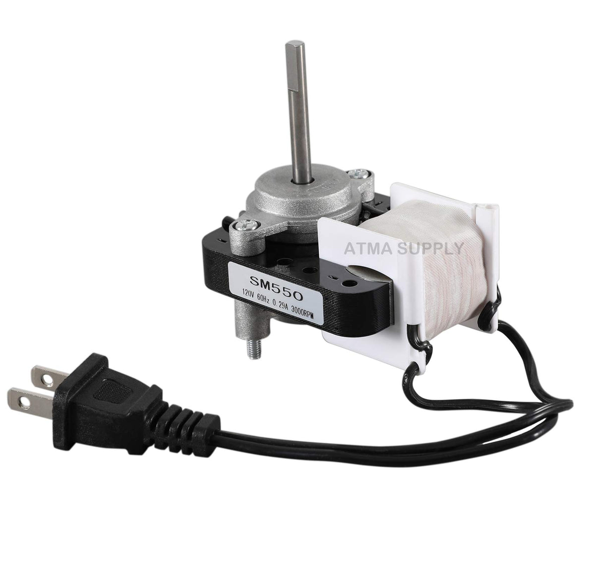 ATMA SUPPLY SM550 shaft dimensions aid precise mounting.
