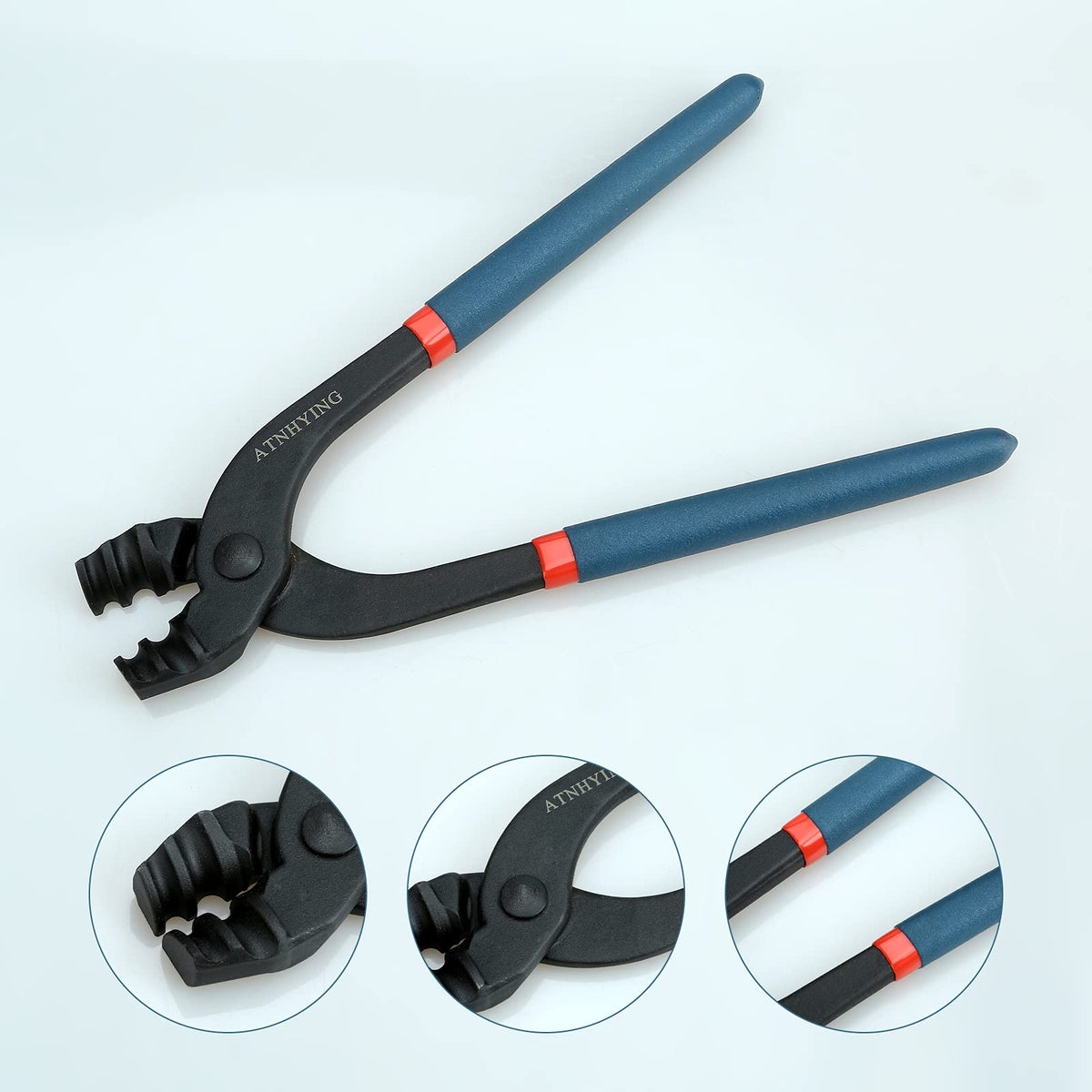 ATNHYING brass tube bender bend capability for 3-16 and 1-4 inch tubes.