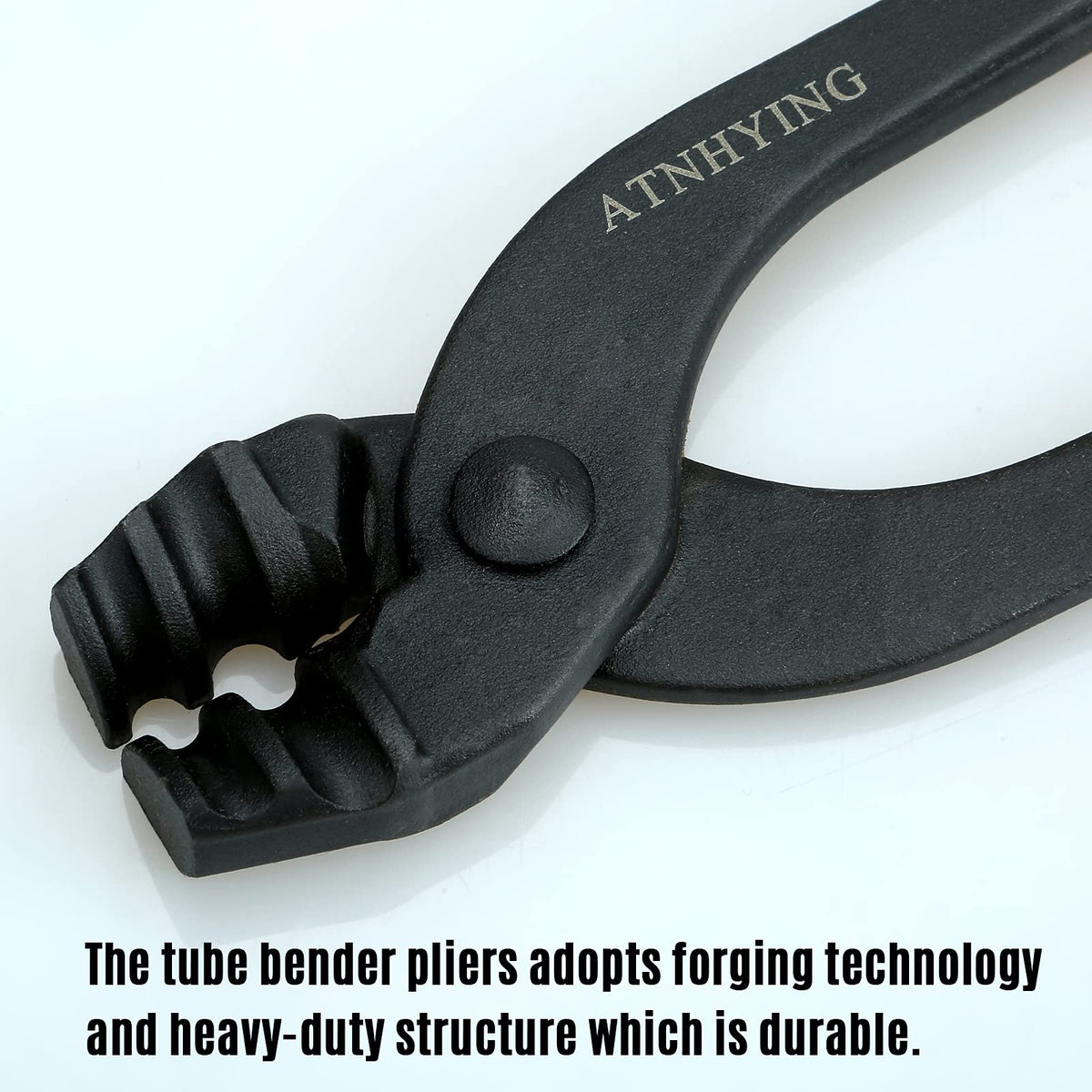 ATNHYING brass tube bender close up reveals forged strong construction.