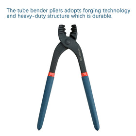 ATNHYING brass tube bender jaw detail demonstrates precise bend control.