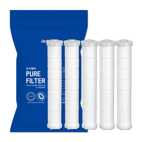 ATOJET AJ8200MC pure carbon filters 5pc box showing easy replacement for skincare routines