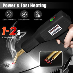 ATOLS heat shield demonstrates safety during plastic heating for clean welds.