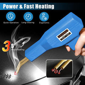 ATOLS welder kit brass heat holder enabling fast staple fusion.