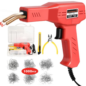 ATOLS plastic welder kit ready for on-site repairs on bumpers and dashboards.