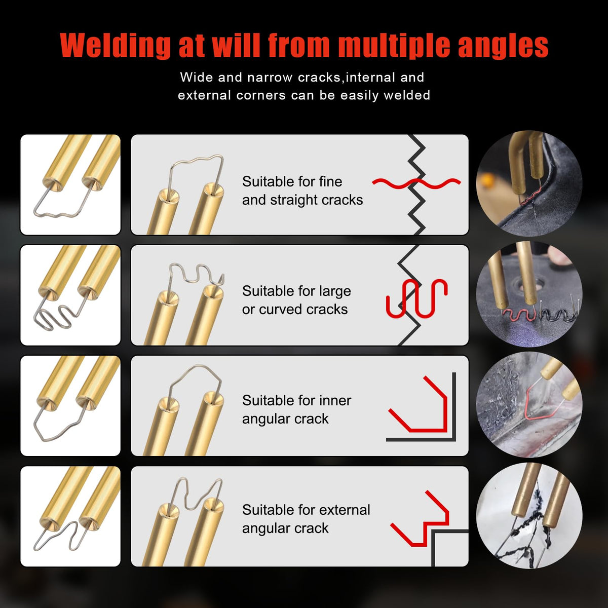 ATOLS wide plastic compatibility image shows bumper, dashboard, and more.