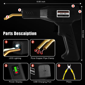 ATOLS wide plastic repair applications cover bumpers, dashboards, and more.