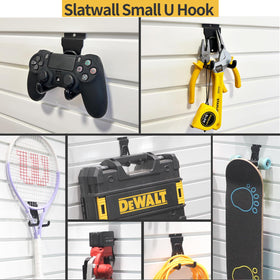 ATOOLA garage organization kit transforming clutter into a clean display