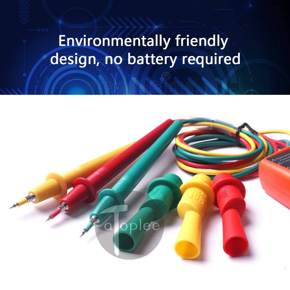 ATOPLEE tester provides protection up to 2000 V during testing.