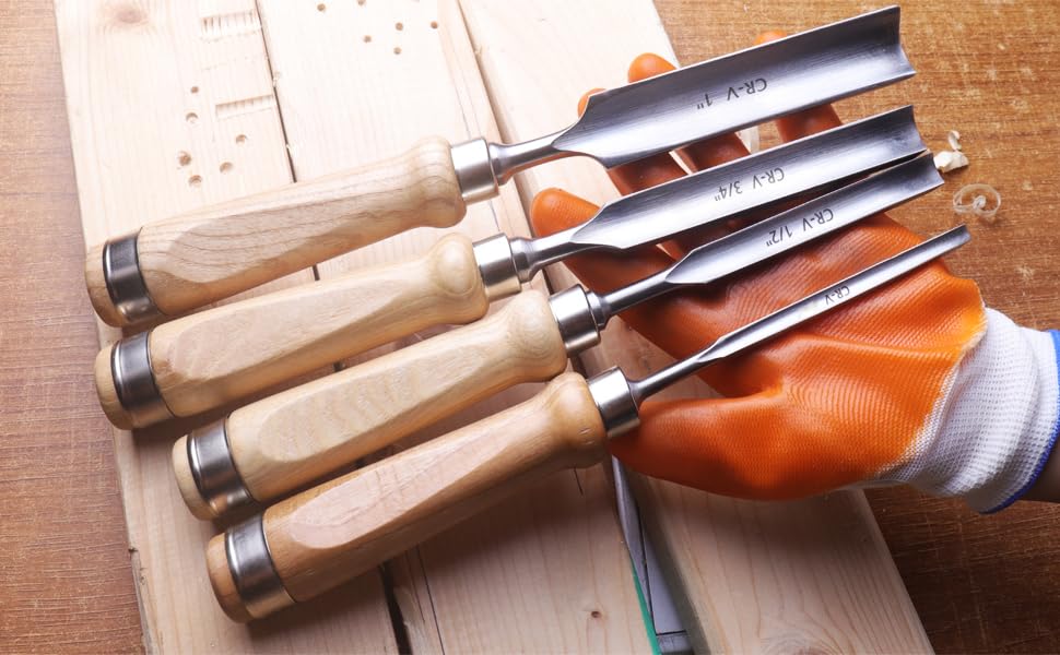 ATOPLEE chisel handle with hammer-friendly hoop for durability.