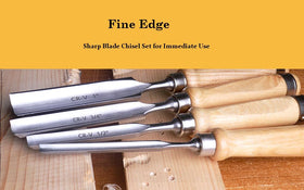 ATOPLEE wood chisel set 25mm blade for heavy-duty shaping.
