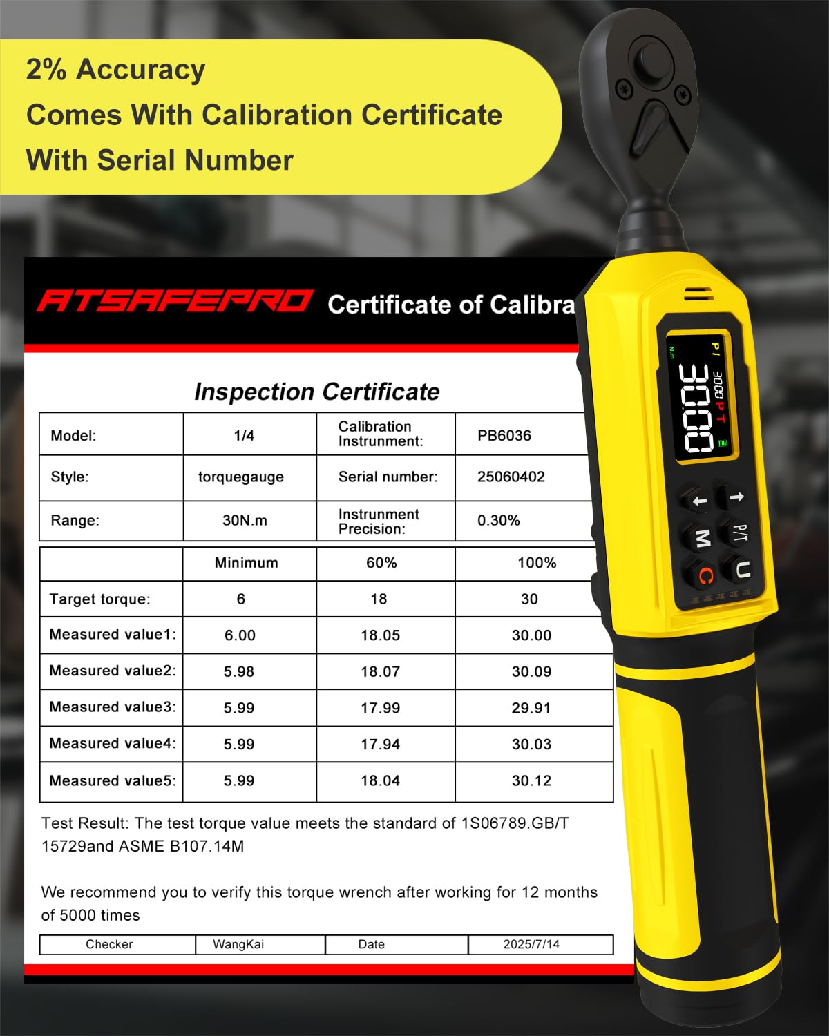 ATsafepro audible buzzer, vibration and LED alert improves torque workflow