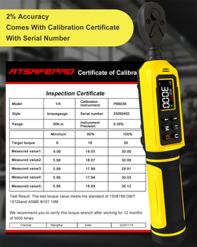 ATsafepro audible buzzer, vibration and LED alert improves torque workflow