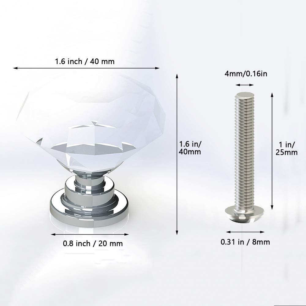 Attom Tech Home 40mm cabinet pull suits kitchen and dresser drawers.