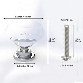 Attom Tech Home 40mm cabinet pull suits kitchen and dresser drawers.