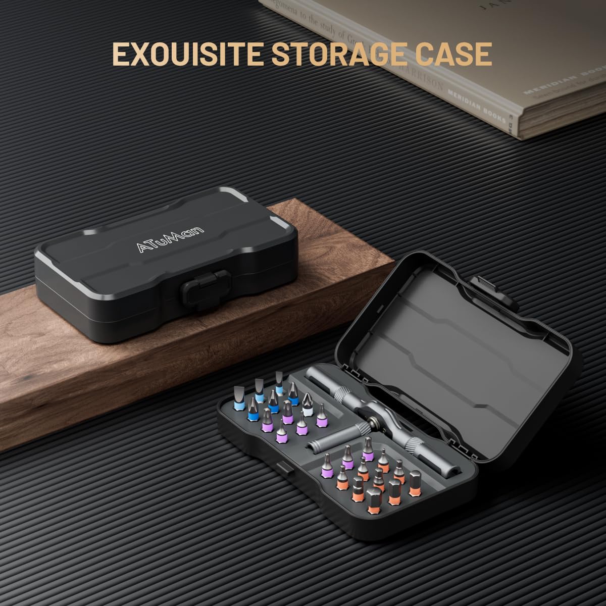 ATuMan RS1 hard case protects contents during transport.