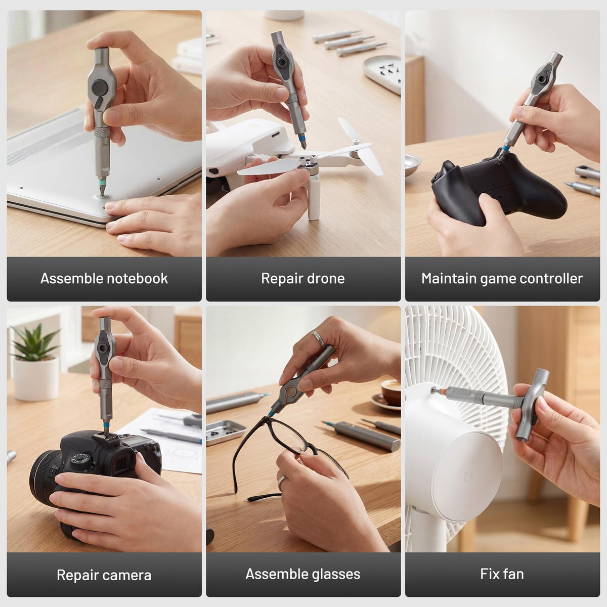ATuMan RS1 ergonomic anti-slip grip reduces hand fatigue.