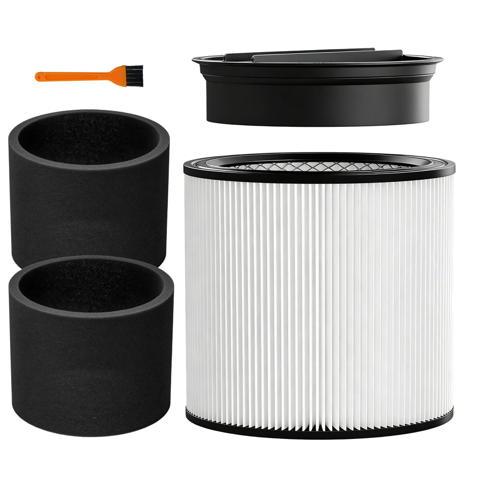 ATXKXE 90304 cartridge filter close-up for ShopVac compatibility and easy replacement.
