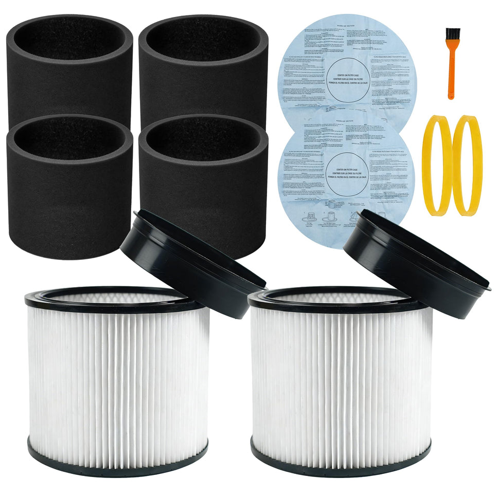 ATXKXE 90304 replacement filter for ShopVac, improved debris capture.