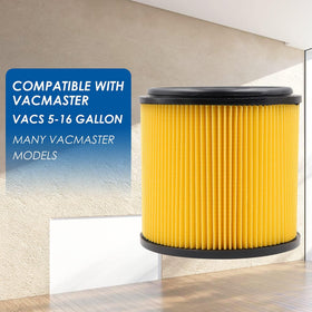 Product packaging view of the VCFS filter set for VacMaster.