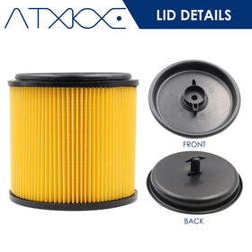 Close-up of ATXKXE VCFS replacement filter showing dense filtering material.