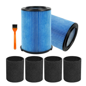 ATXKXE VF5000 replacement filter pack, side view, 3-layer filtration for dust control.