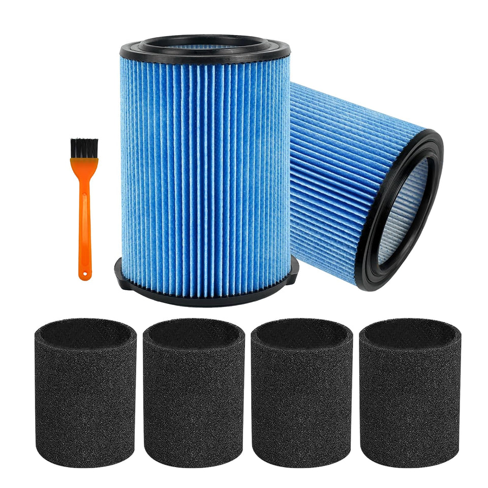 ATXKXE VF5000 replacement filter pack, side view, 3-layer filtration for dust control.