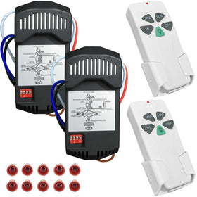 Aubric 2-pack ceiling fan remote kit shown for universal compatibility and easy setup.