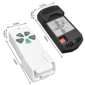 Aubric 240W fan receiver highlights strong power and durability for 3-speed fans.