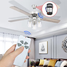 Aubric compatible with Hampton Bay and Hunter fans for broad compatibility.