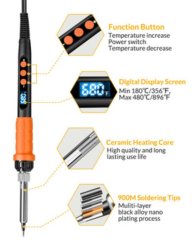 Aucanla tips with nanotechnology plating for versatile soldering tasks