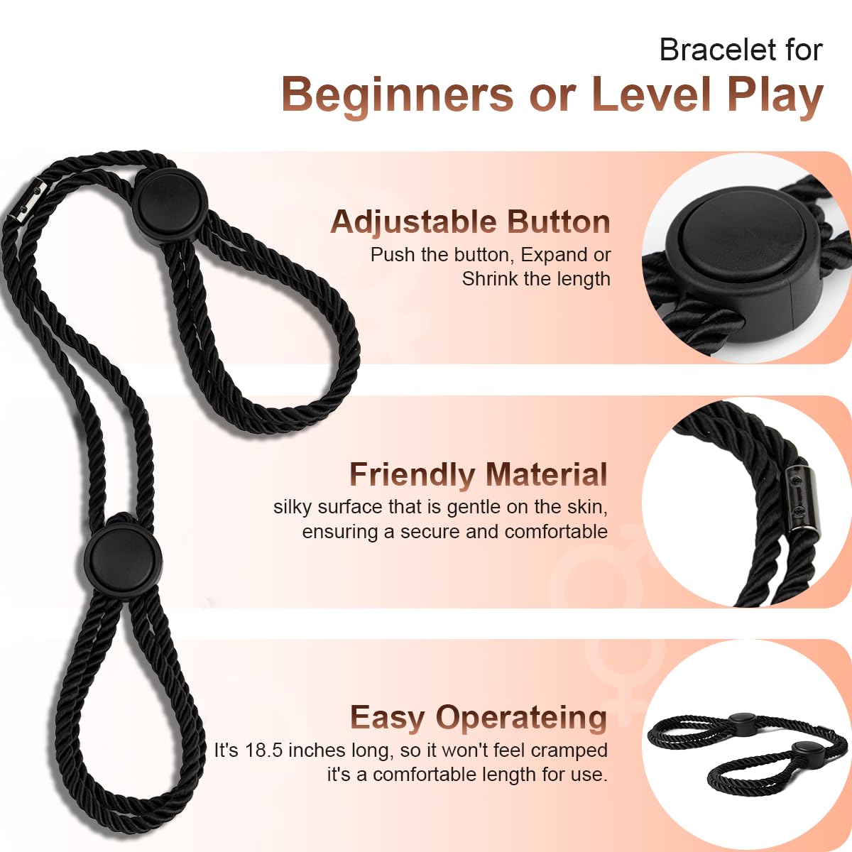 Aucoofany adjustable soft bracelets with buckle for comfortable, customizable restraint.