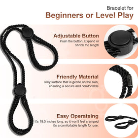 Aucoofany adjustable soft bracelets with buckle for comfortable, customizable restraint.