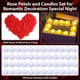 Audab heart-shaped candles create a warm, romantic mood