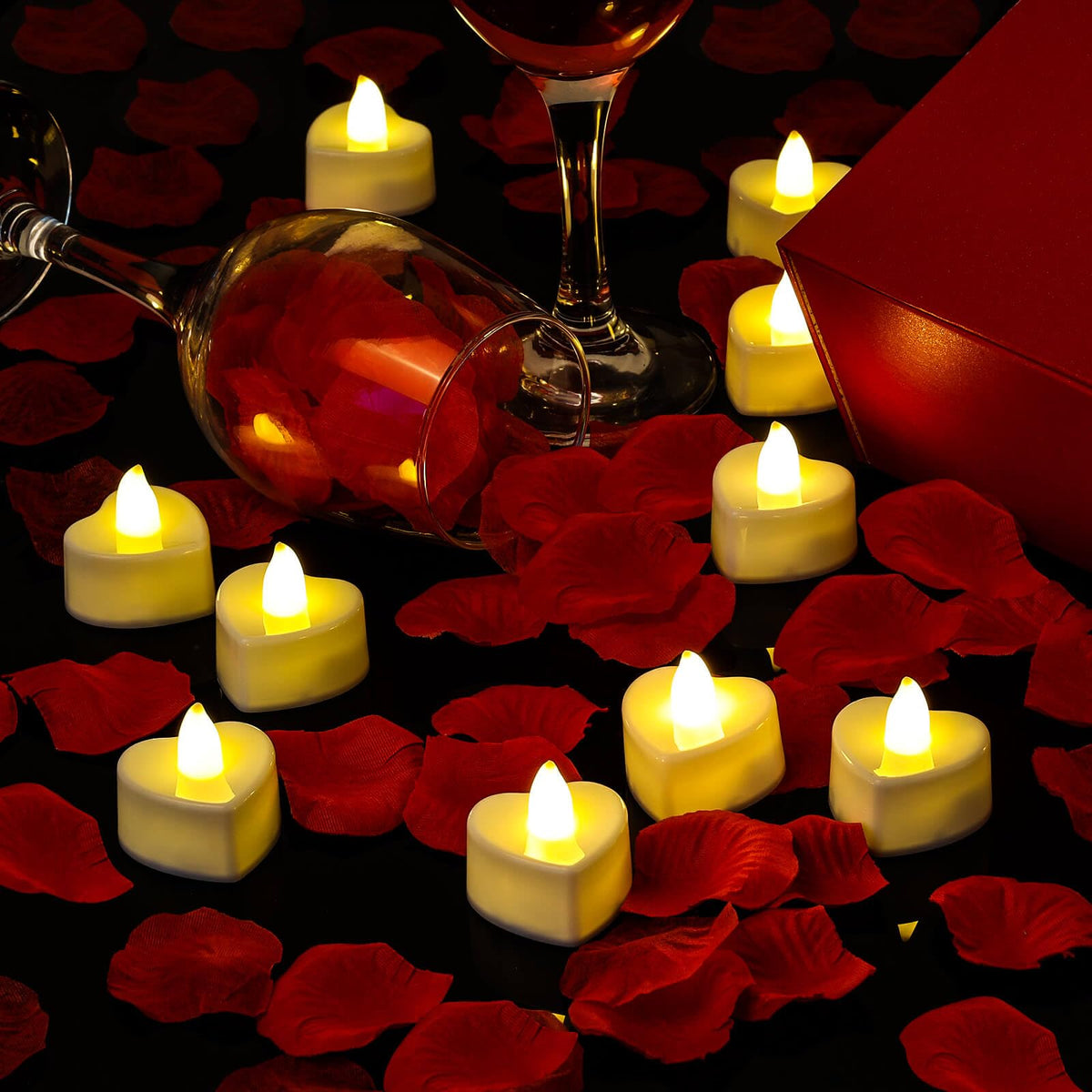 Audab silk rose petals offer lasting, vibrant decor for elegant settings