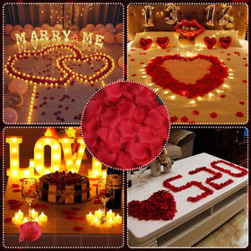 Audab Valentine’s Day rose petals decor for festive tables