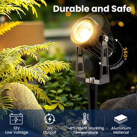 AUDERWIN 65ft UL-listed landscape wire for flexible, tidy routing.