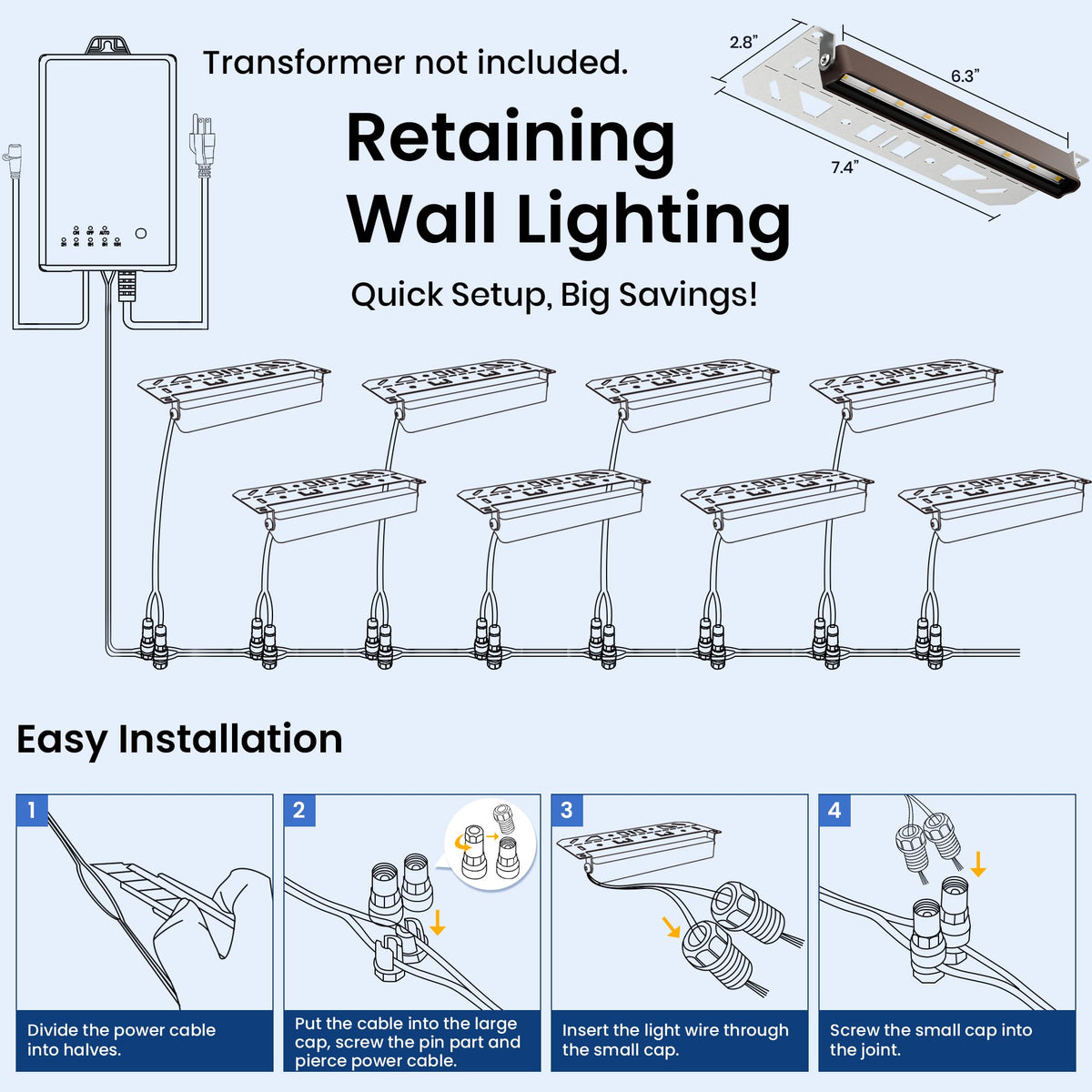 Auderwin rotatable led path light offers flexible aiming for walkways.