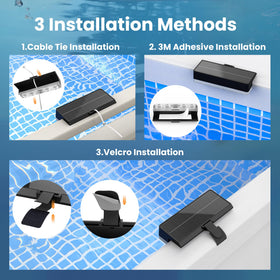AUDERWIN 50 lumen output supports visible, energy-efficient outdoor lighting.