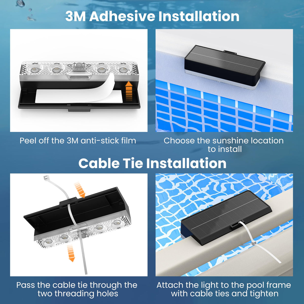 AUDERWIN 12-pack solar lights provide consistent outdoor coverage.