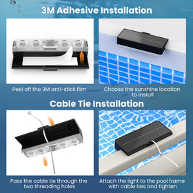 AUDERWIN 12-pack solar lights provide consistent outdoor coverage.