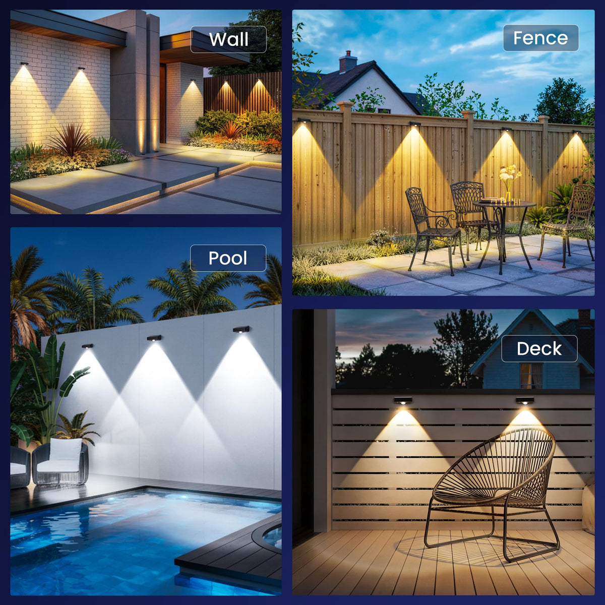 Auderwin three lighting modes visual shows warm natural cool hues.